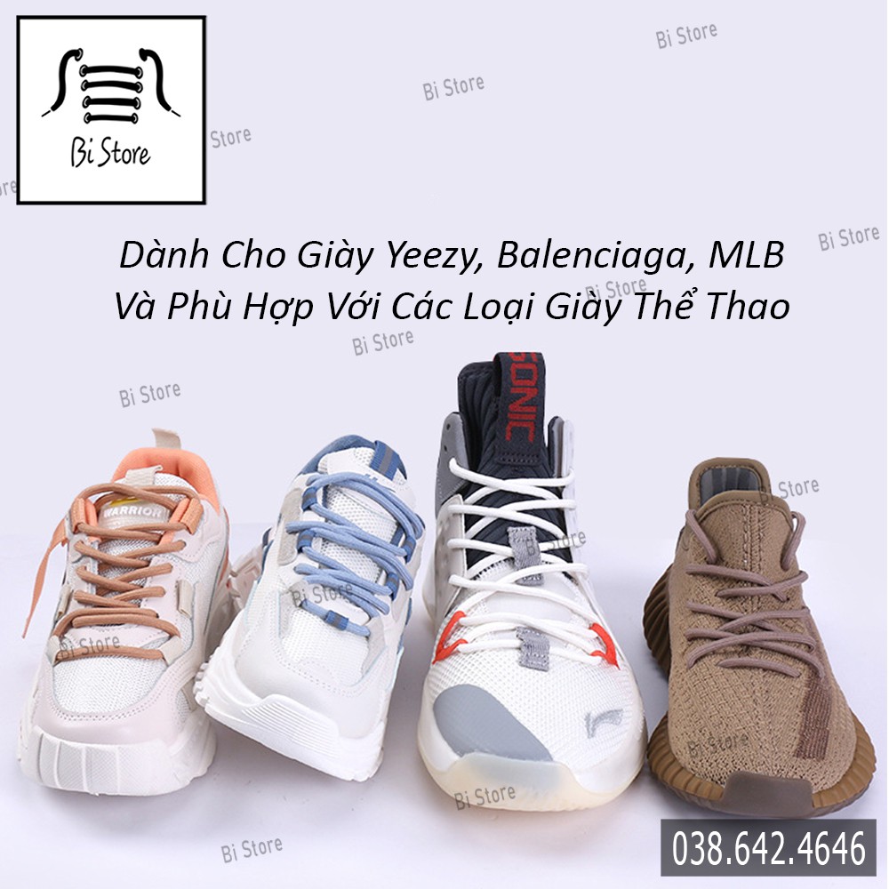 [𝗕𝗮́𝗻 𝘁𝗵𝗲𝗼 𝗰𝗮̣̆𝗽] Dây giày tròn bản to Yeezy, Balenciaga, MLB,... phù hợp với các loại giày thể thao [𝗕𝗮̉𝗻𝗴 𝟮𝟬 𝗺𝗮̀𝘂]