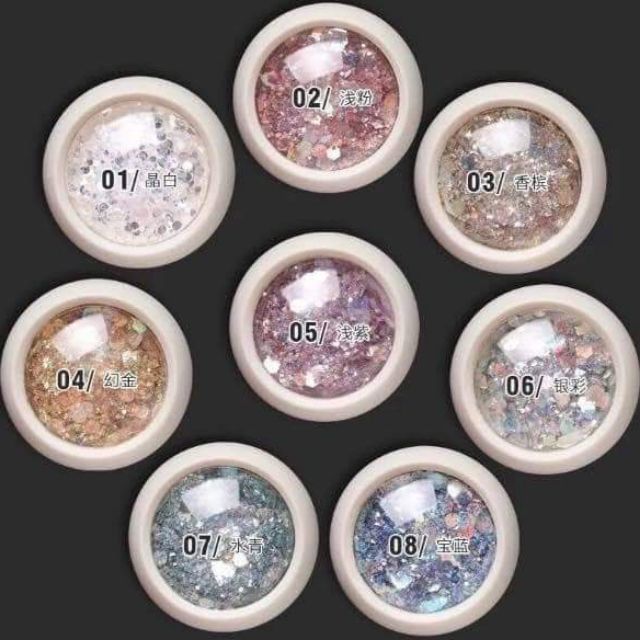 Set nhũ 6 màu trang trí