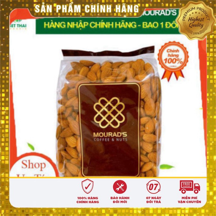 Nhân Hạnh Nhân Rang Úc Mourad's 500g (Ăn Kiêng/ Làm sữa/ Giảm cân)  FREESHIP  Hạnh Nhân Sấy Chín Úc Tách Sẵn Vỏ