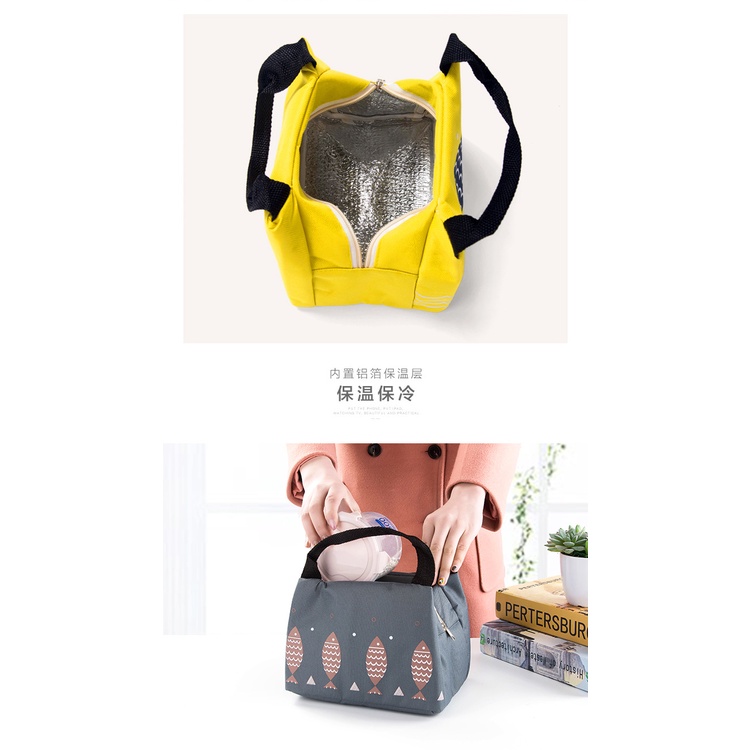 Túi Giữ Nhiệt Đựng Cơm Trưa Đem Hoặc Đi Dã Ngoại Chất Lượng Cao