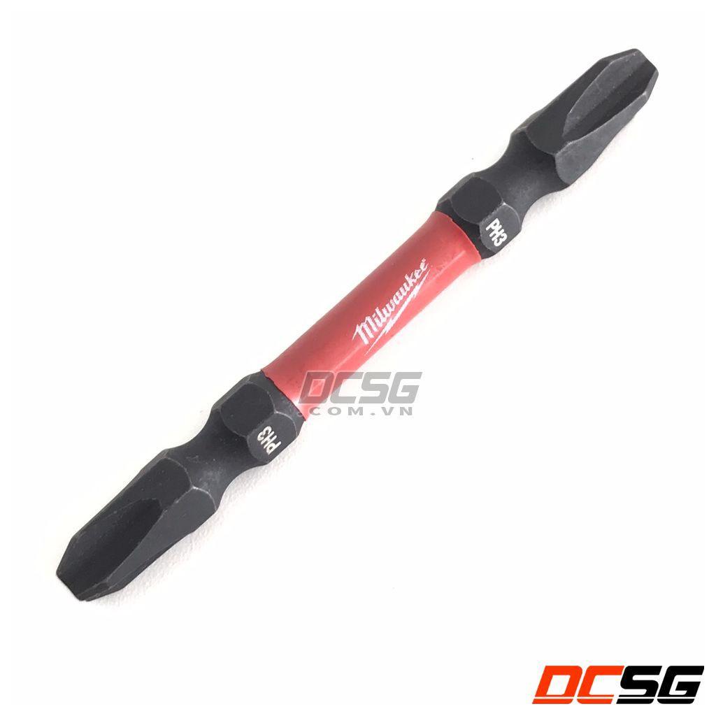Mũi vít bake 2 đầu PH3x65mm Milwaukee 48-32-4362 (1 mũi)