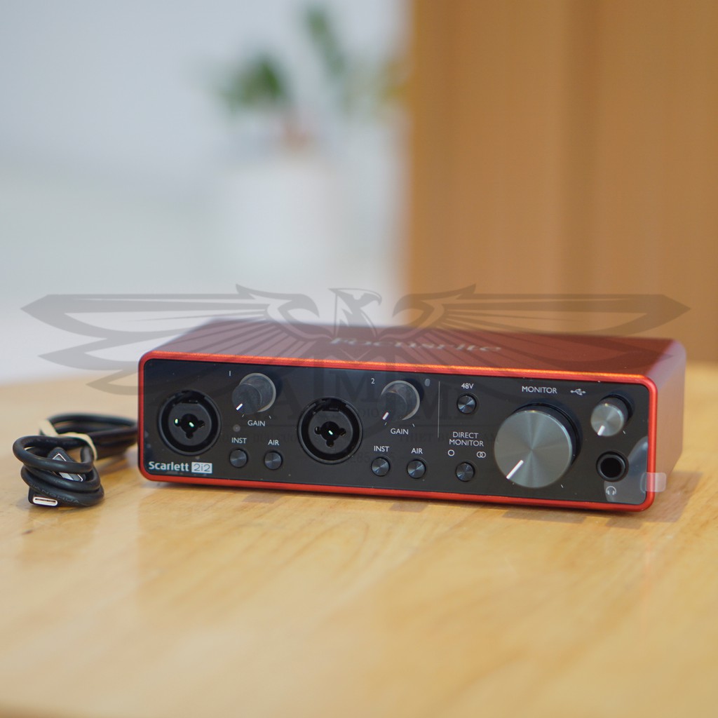 Sound card thu âm Focusrite Scarlett 2i2 Gen 3 - Chính hãng bảo hành 3 năm