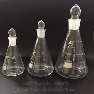 Bình tam giác có nút nhám 250ml