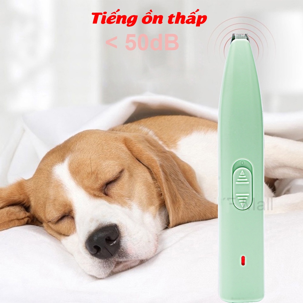 COMBO tông đơ cắt tỉa cạo lông cho chó mèo động vật thú cưng tiếng ồn thâp nhập khẩu cao cấp