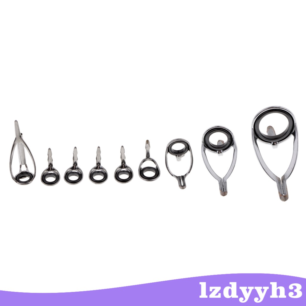 Bộ 9 Vòng Dẫn Cần Câu Cá 5 # 5 # 5.5 # 6 # 8 # 10 # Lzdyyh3