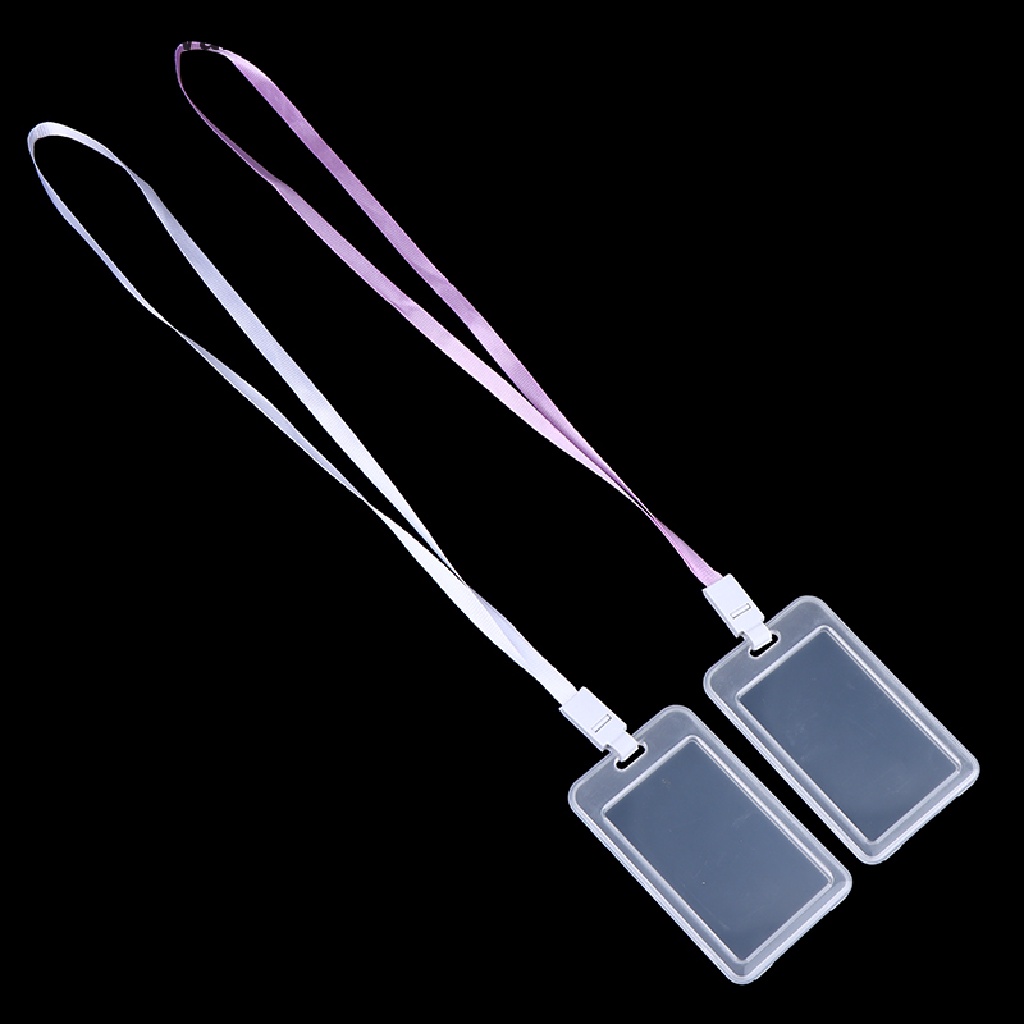 Bao Đựng Thẻ Trong Suốt Kèm Dây Đeo Cho Học Sinh Nam Nữ [housewaresstore2]