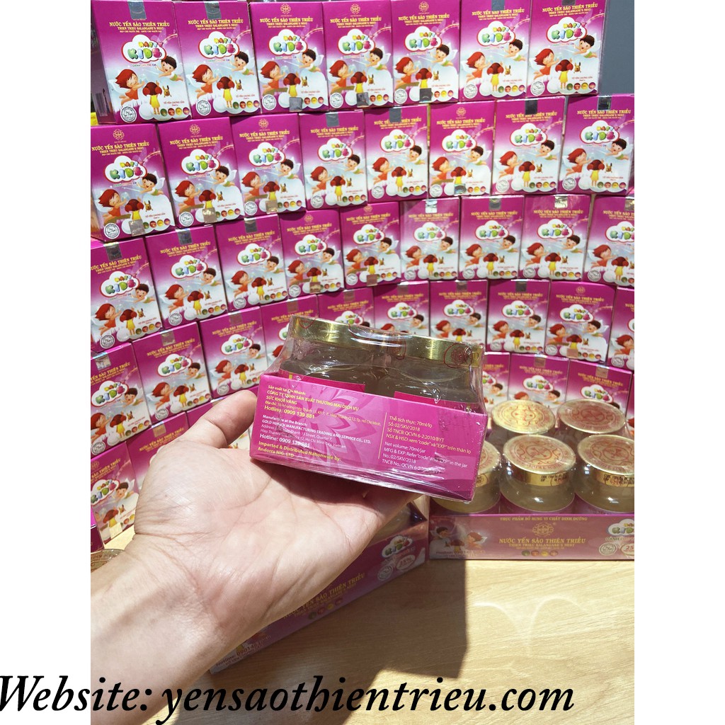 [FREESHIP]Nước Yến Sào Thiên Triều cao cấp 25% yến tươi ❤️️ (loại Kids 6 hũ ) 70ml /hũ❤️️ | BigBuy360 - bigbuy360.vn