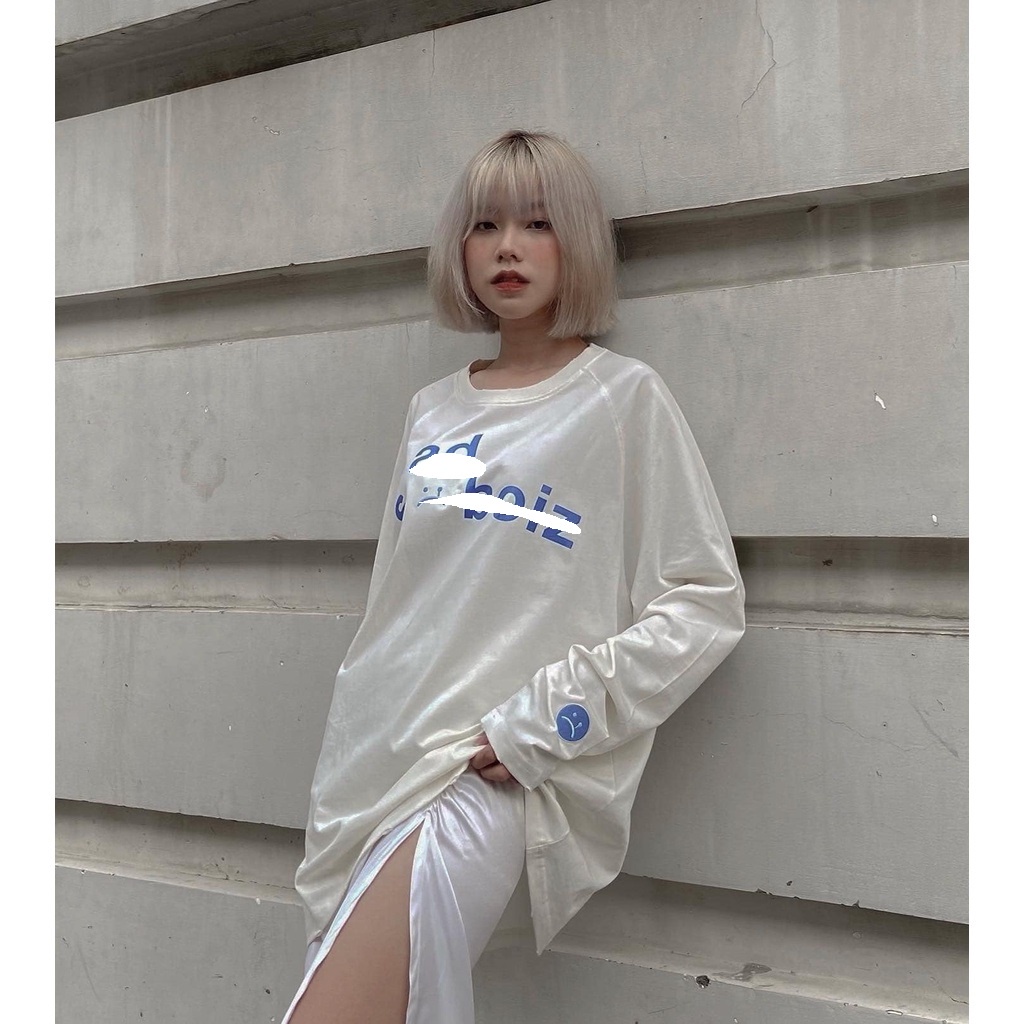 Áo thun tay dài Sadboiz ripped signature long sleeve Áo thun tay dài RIPPED SIGNATURE