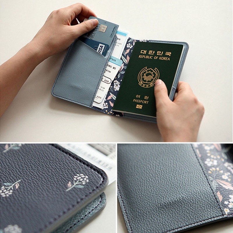 Bao Da Passport In Họa Tiết Dễ Thương