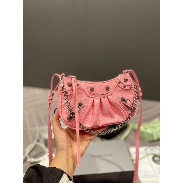 TÚI BALEN MINI VÂN DA CÁ SẤU sz21*13cm