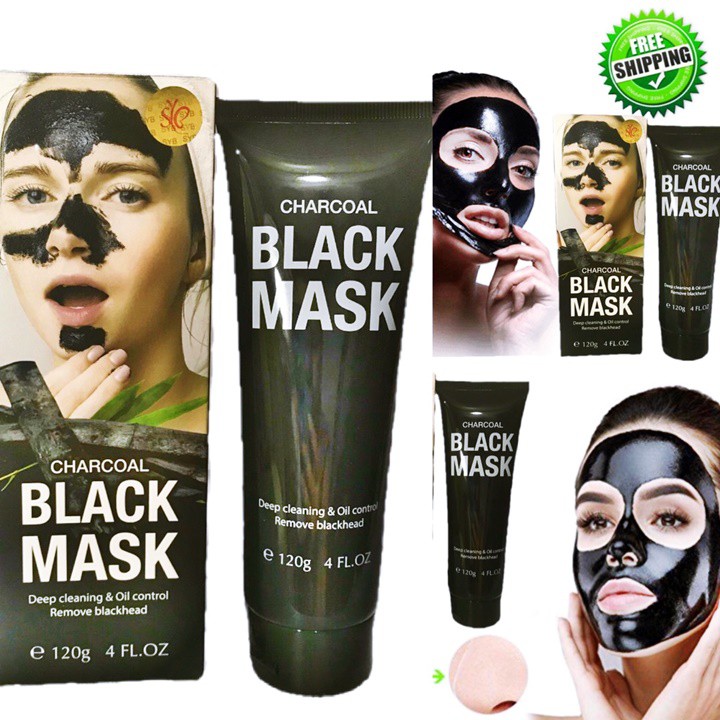 Mặt Nạ Lột Mụn Than Tre Black Mask Charcoal 120g – HUKB470