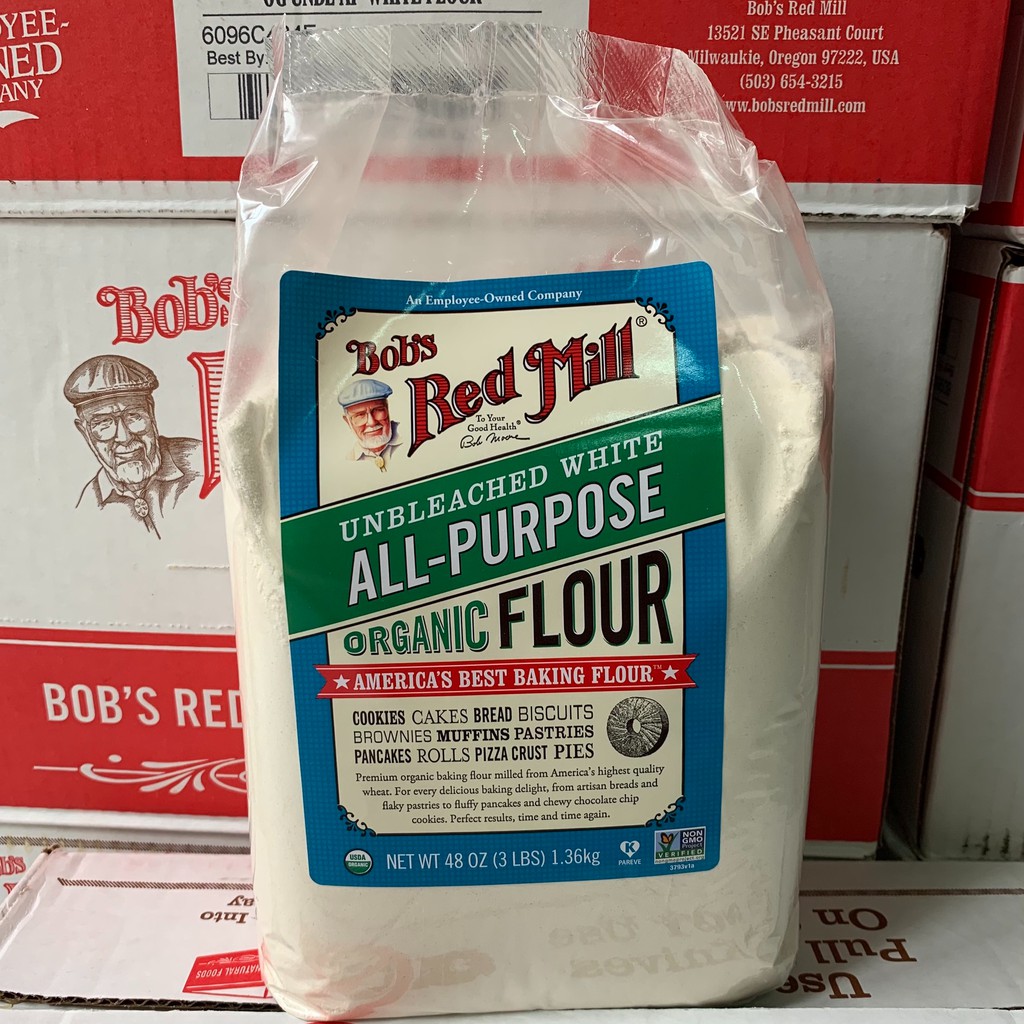 Bột mì đa dụng hữu cơ Bob’s Red Mill 1.36kg