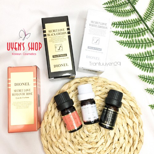 Nước hoa vùng kín Dionel Secret Love Black Edition Premium Natural Oil