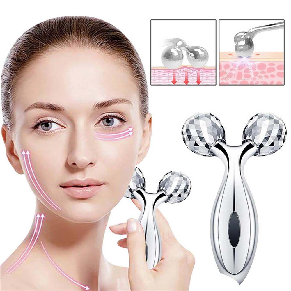 ANEMONE Thanh Lăn Massage 3D Xoay 360 Độ Giúp Làm Săn Chắc Da Mặt Giảm Nếp Nhăn