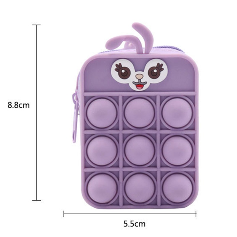 Túi Đựng Tiền Xu Hình Con Chuột Bằng Silicone