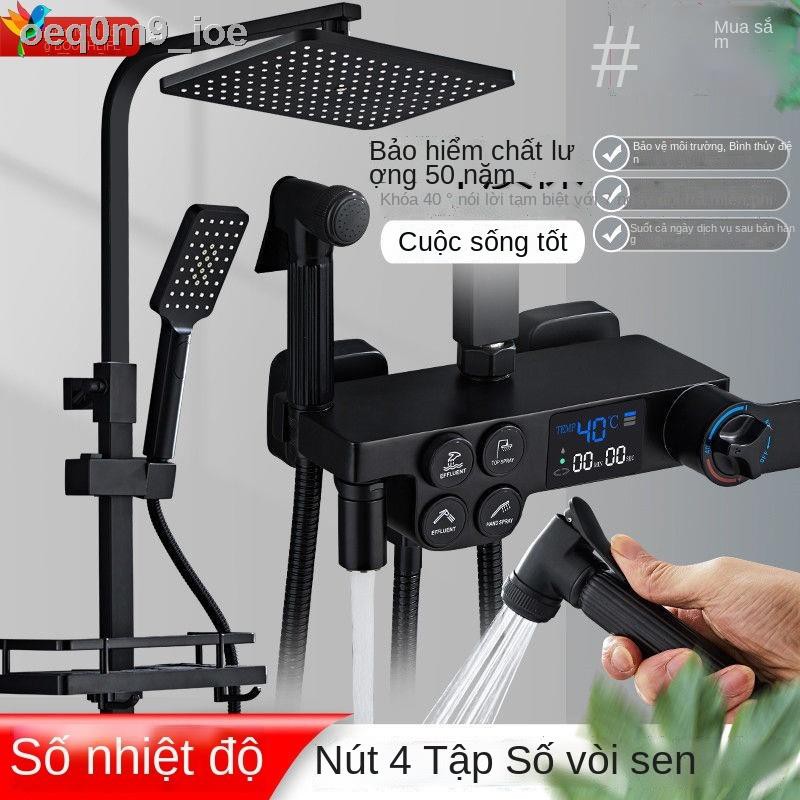 ☫Bộ vòi hoa sen cuộc sống phương Nam hoàn chỉnh hiển thị kỹ thuật số nhiệt độ không đổi nhà vệ sinh gia đình