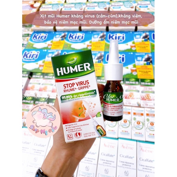 Dung dịch xịt mũi Humer Stop virus