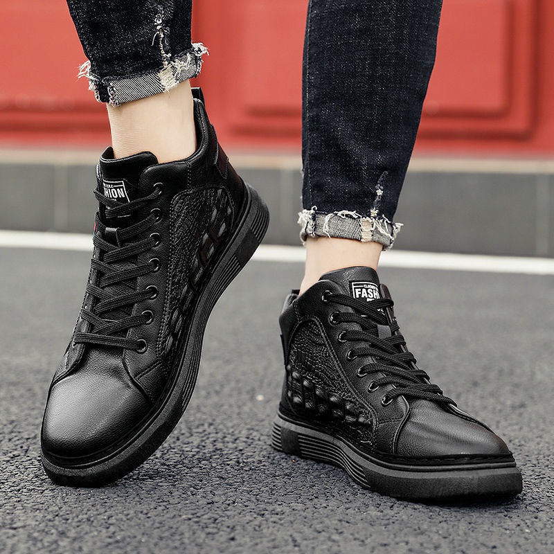 Giày Thể Thao Đế Mềm Họa Tiết Da Cá Sấu Thời Trang Mùa Xuân Cho Nam 2022