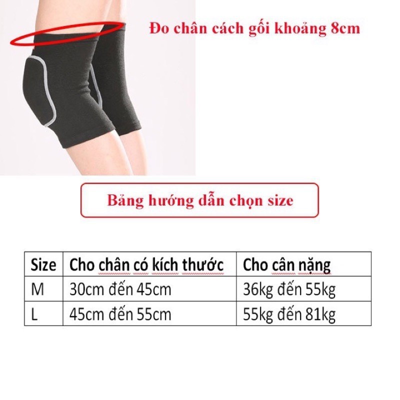 Bó Gối, Xỏ Gối Thể Thao Có Đệm Cao Cấp Aolikes Chính Hãng (1 Đôi)