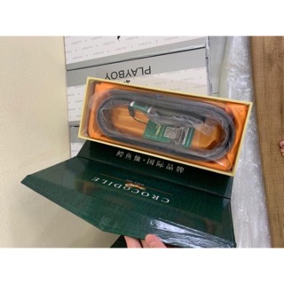 Thắt lưng da cá sấu - play boy có hộp