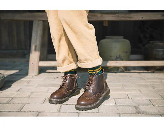 Giày da bò nữ Vintage | BigBuy360 - bigbuy360.vn