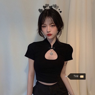 Áo Thun Croptop Dệt Kim Tay Lỡ Dáng Ôm Thời Trang 2020 Quyến Rũ Cho Nữ