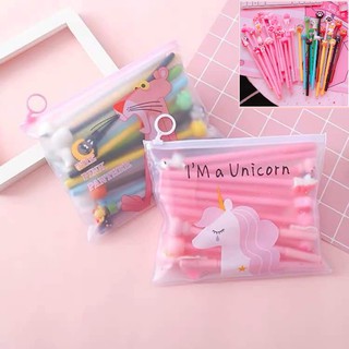 SET 20 BÚT BI NƯỚC MỰC ĐEN SIÊU CUTE VIẾT SIÊU ÊM CAPU029b