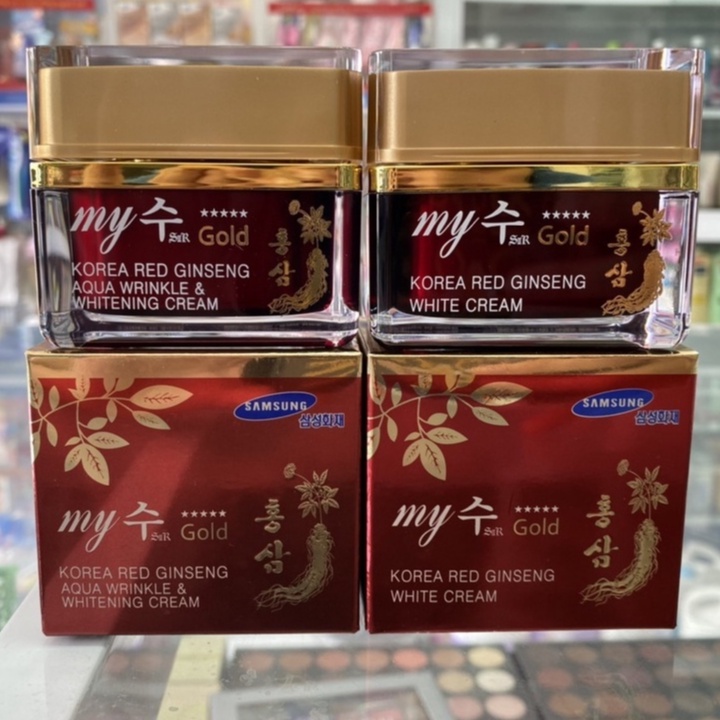 Kem Trắng Da Hồng Sâm My Gold Korea Red Ginseng White Cream 50ml