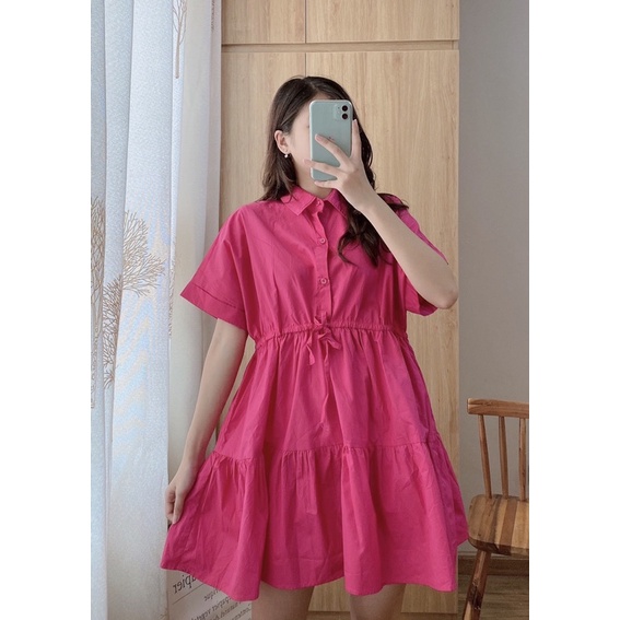 Váy babydoll buộc eo chất đẹp