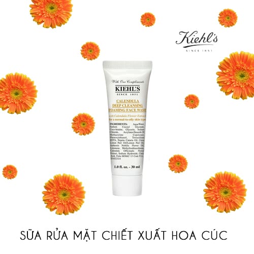 Set hoa cúc Kiehls 4 món -  Herskin Official Store