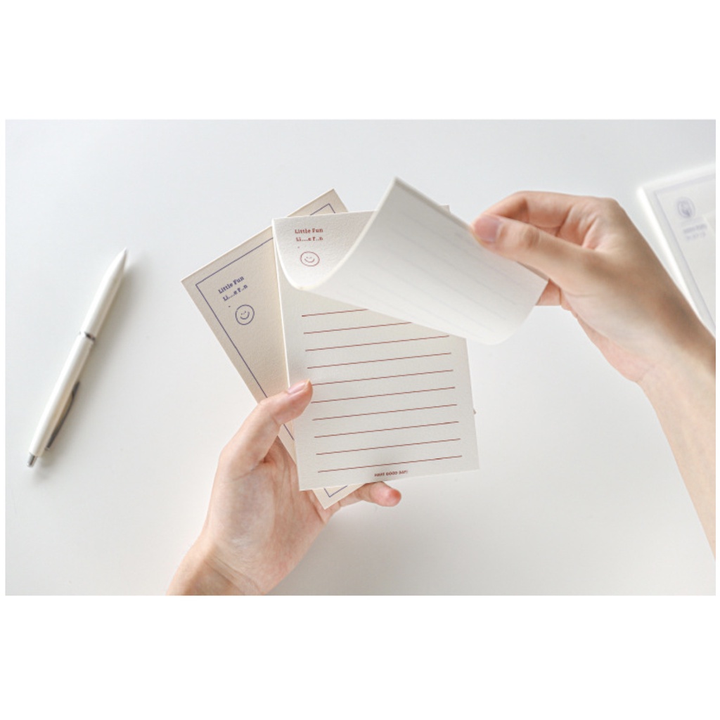 Giấy note - Set 30 tờ Memo Pad, Word Pad nhiều màu