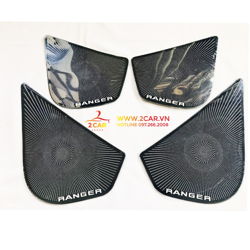 Ốp Tapli, Màng Loa cánh cửa xe Ford Ranger 2016 - 2021, hàng Titan Cao cấp
