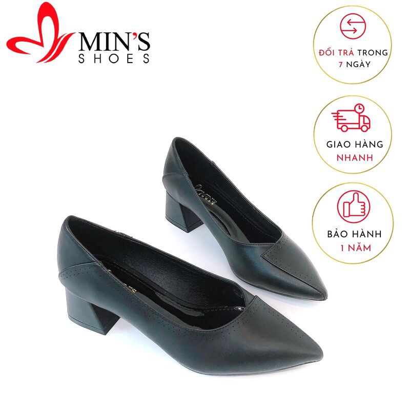 Min's Shoes - Giày Thiết Kế Gót Vuông V216