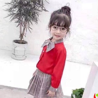 Đồng phục học sinh nữ tiểu học Hàn Quốc dài tay đẹp giá rẻ KIMOKI DPHS002