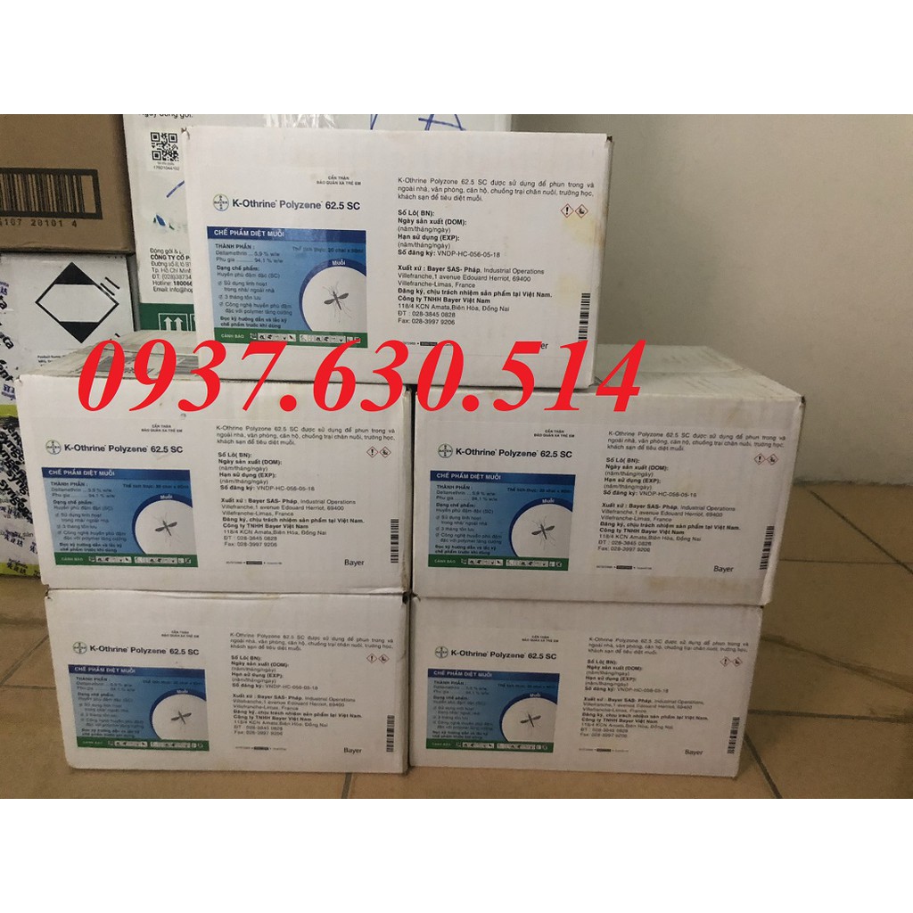 (Hàng sx tại Pháp) Thuốc diệt muỗi, kiến, gián.... trong nhà và ngoài nhà. Tồn lưu 03 tháng. Hàng của Bayer (Đức)