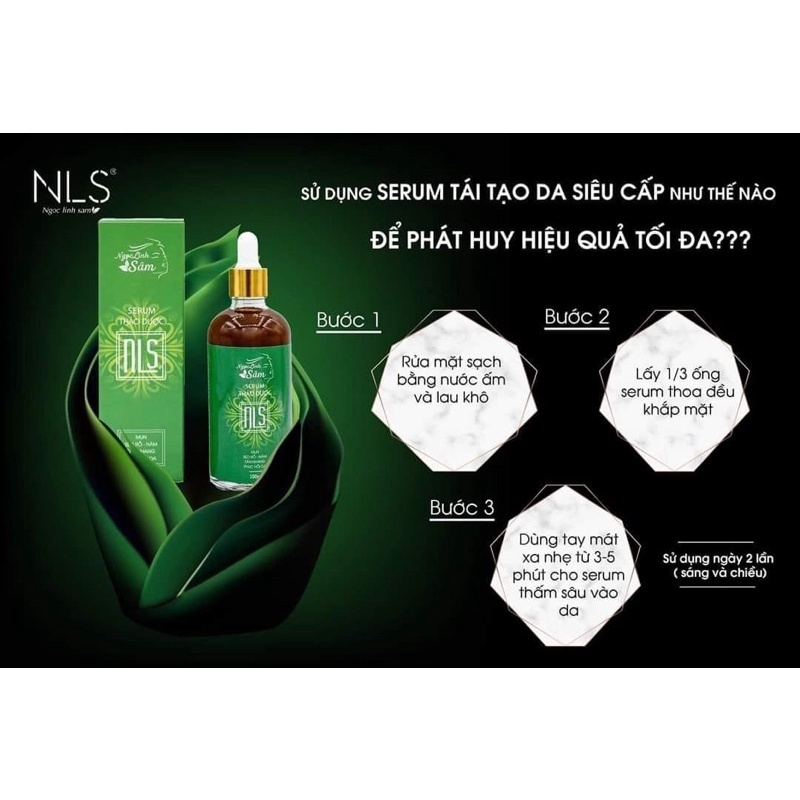 Tái tạo ngọc linh sâm giúp cho làn da hết mụn