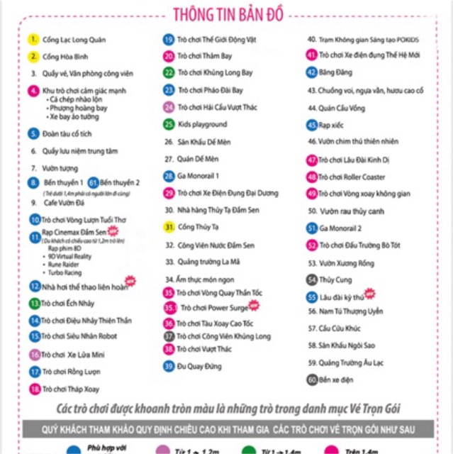 HCM  Vé Trọn Gói Vào Cổng hơn 30 Trò Chơi tại Công Viên Văn Hóa Đầm Sen