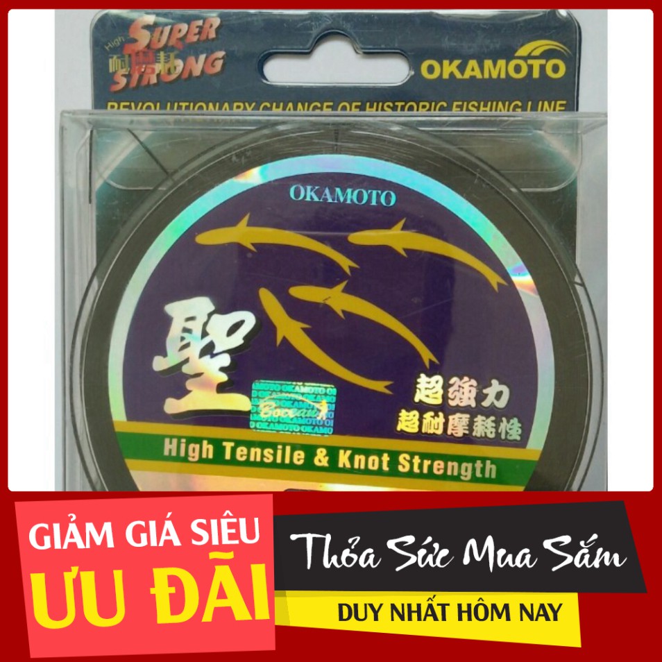 [ XẢ KHO ] Dây Cước Câu Cá Nhật Bản OKAMOTO - 4 Con Cá Liên hệ : 0977.239.931