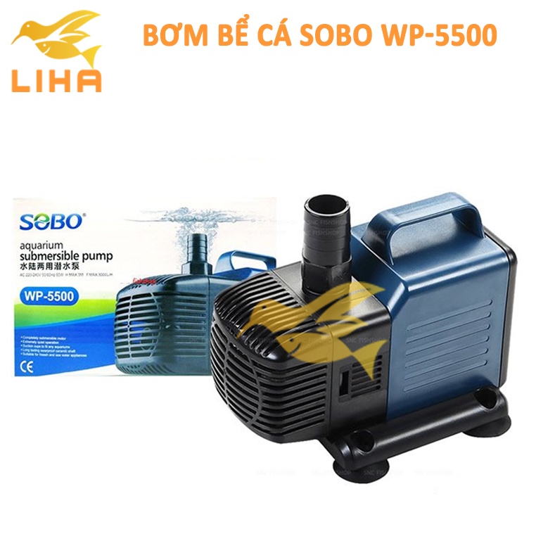 Bơm Bể Cá Sobo WP-5500  - Máy Bơm Nước Cho Hồ Cá