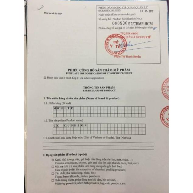 Phấn nước CC Cushions Mwhite | BigBuy360 - bigbuy360.vn