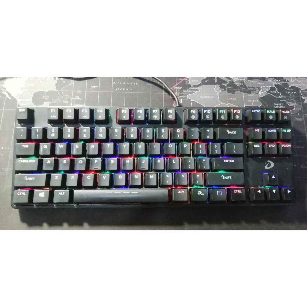 Bàn phím cơ DareU Dk880 Led rgb Blue Switch (2nd) (bao test 14 ngày)