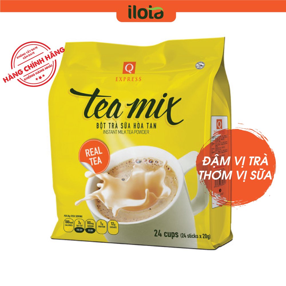 Trà sữa Hoà tan 3in1 Teamix Tra sua trà sữa túi uống liền Trần Quang