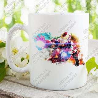 Cốc sứ in hình nhân vật Marvel : Iron Man