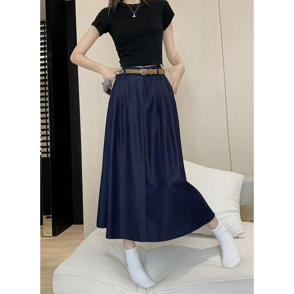 Chân Váy Lưng Cao Phong Cách Retro Mùa Hè Kiểu Mới 63644