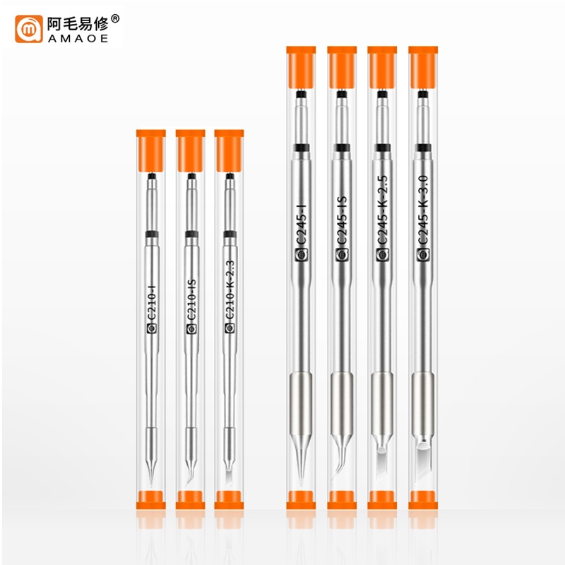 Đầu Hàn Sắt C210 C245 Chuyên Dụng Cho Jbc Gvm Oss Aixun T3b T245 T210