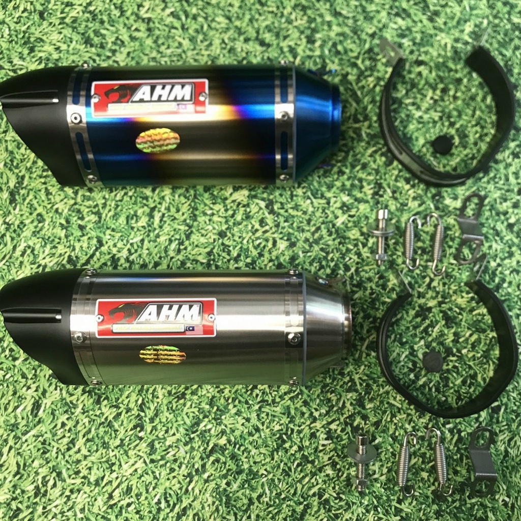 Pô AHM M3 Titan và Bạc Tặng Kèm Tiêu Pô, Ốc bắt lò xo