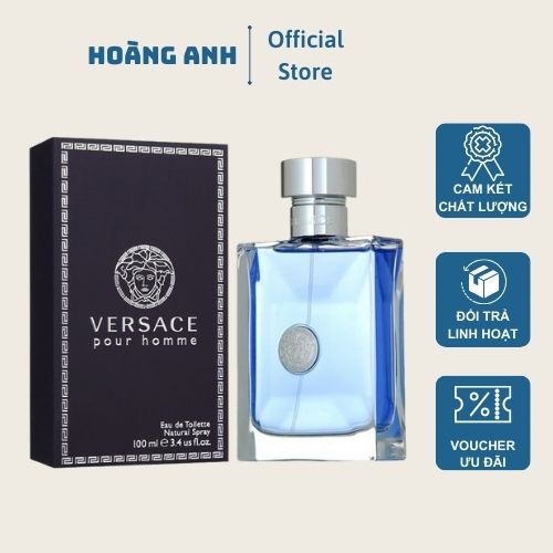 Nước Hoa Versace Pour Homme 100ml - Nước Hoa Nam Mạnh Mẽ, Sang Trọng