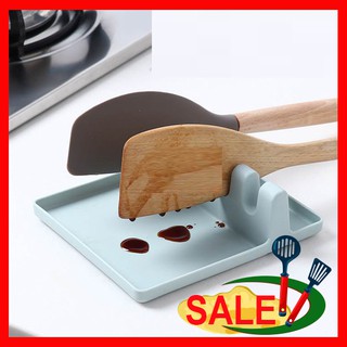 Giá Đỡ Để Gác Vung Nồi Thìa Thớt Dao, Giá Kê Vung Gác Muôi Bằng Nhựa Chịu Nhiệt