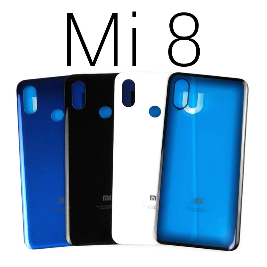 Ốp điện thoại kính cường lực bảo vệ mặt lưng cho Xiaomi Mi8 Lite Mi8 Se Mi 8se 8 Lite