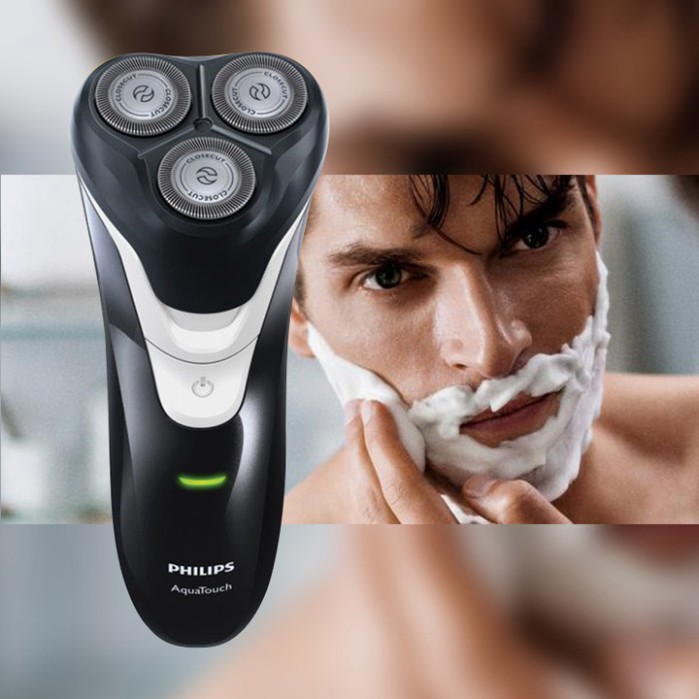 Sản Phẩm Máy Cạo Râu Thương Hiệu Cao Cấp Philips AT610. Đầu cạo thích hợp khô và ướt, lưỡi cạo bền bỉ. Bảo hành 24 tháng